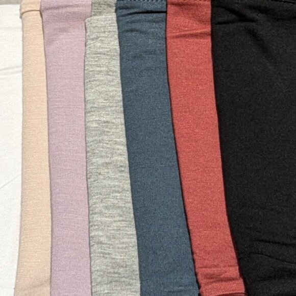 7 Pack Women’s Multi-Color Tube Tops | Basic Fitted, Soft & Stretchy, Made USA - Picture 16 of 16